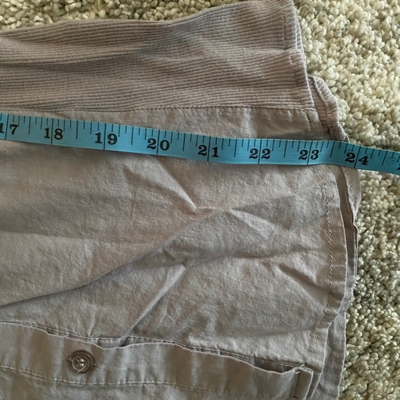 MAJORA 3/4 Sleeve Gray Shirt Button Down Blouse With Pockets Size S - Picture 8 of 9
